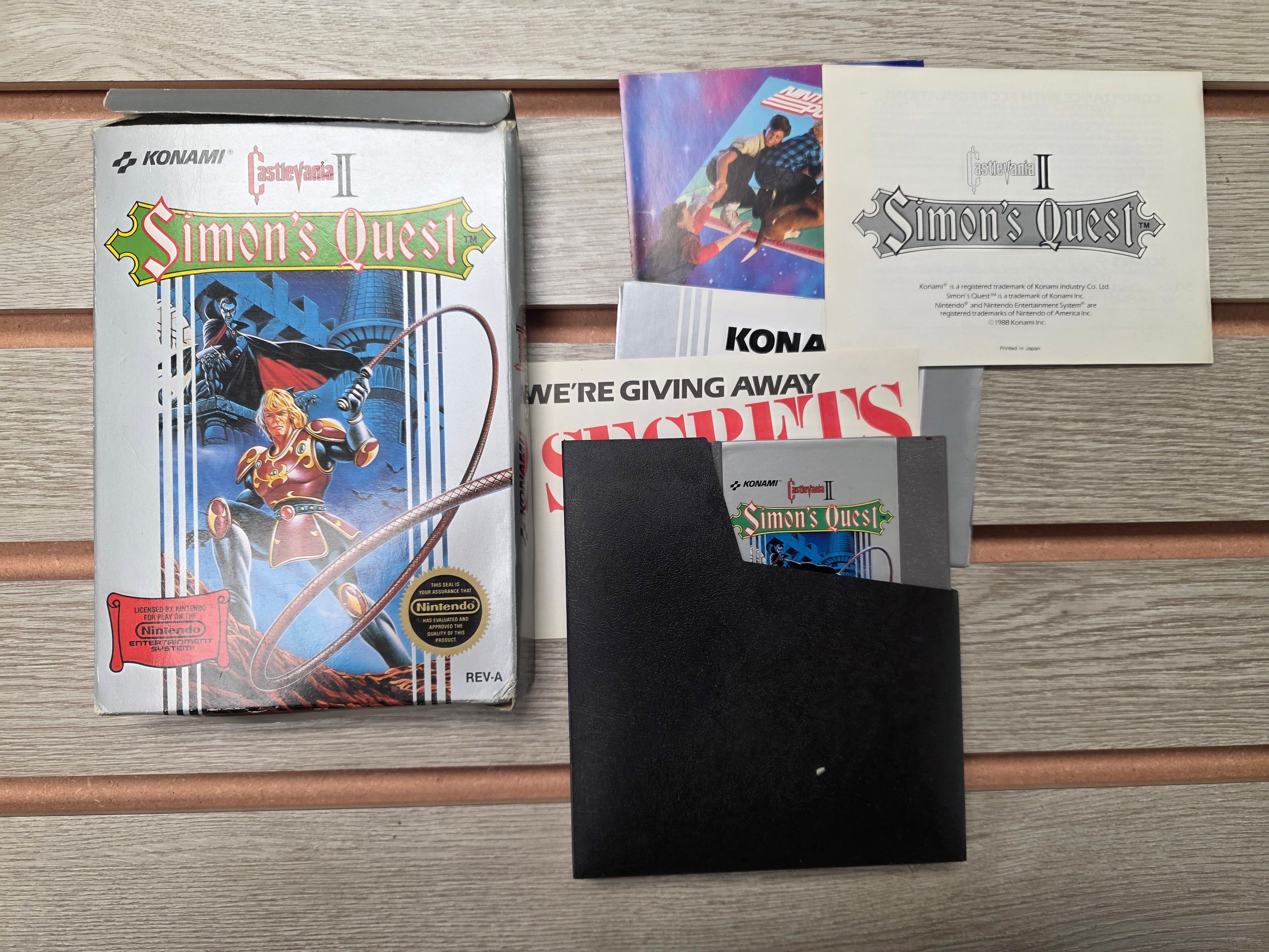 Castlevania II: Simon's Quest (Nintendo Entertainment System, 1988) CIB
