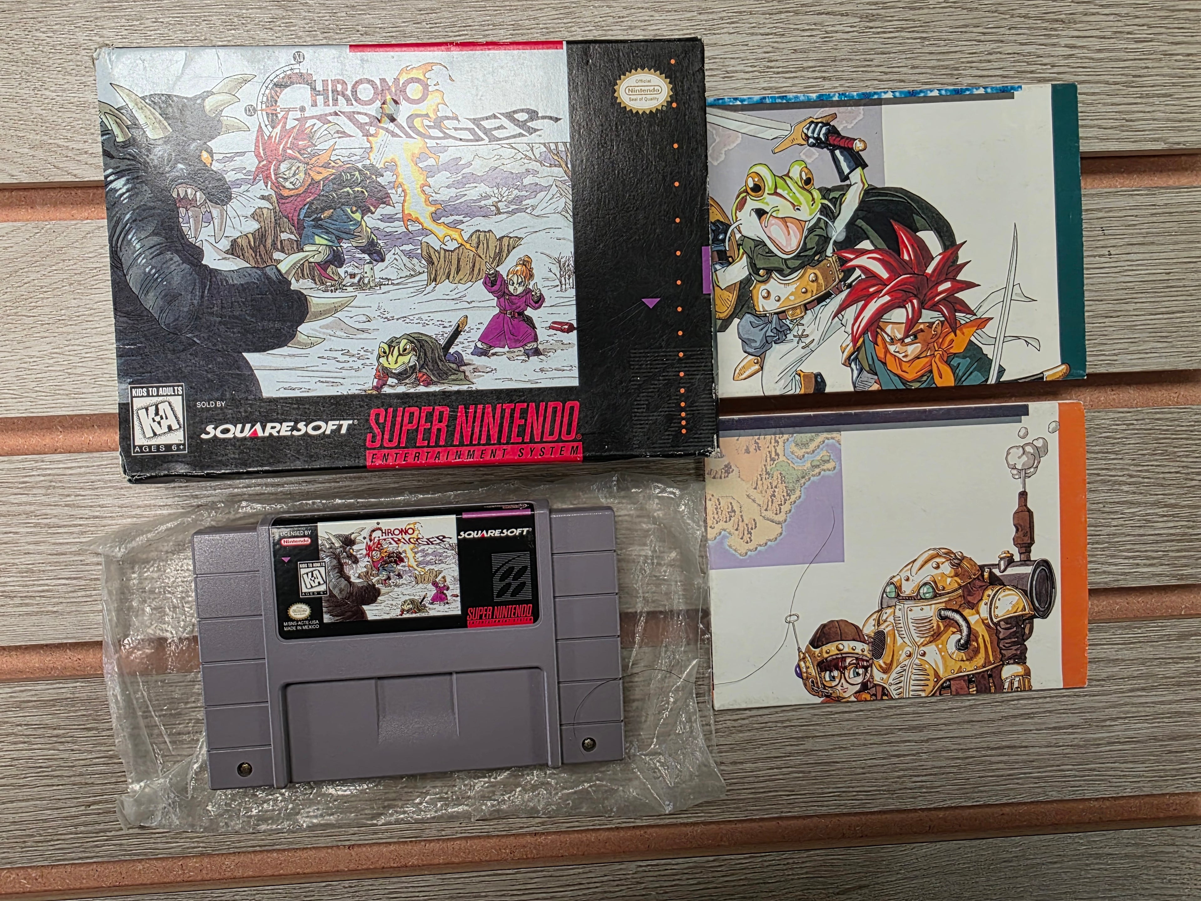 Chrono Trigger (Super Nintendo Entertainment System, 1995) Posters no manual