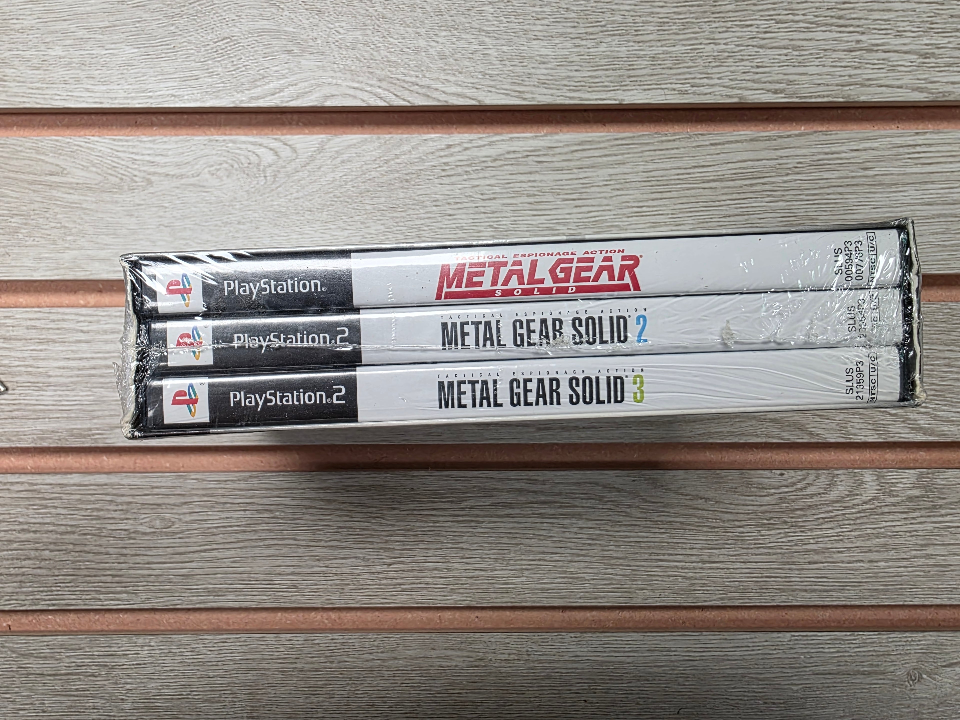 Metal Gear Solid 1 2 3: Essential Collection - NEW/Sealed - Playstation 2 / PS2