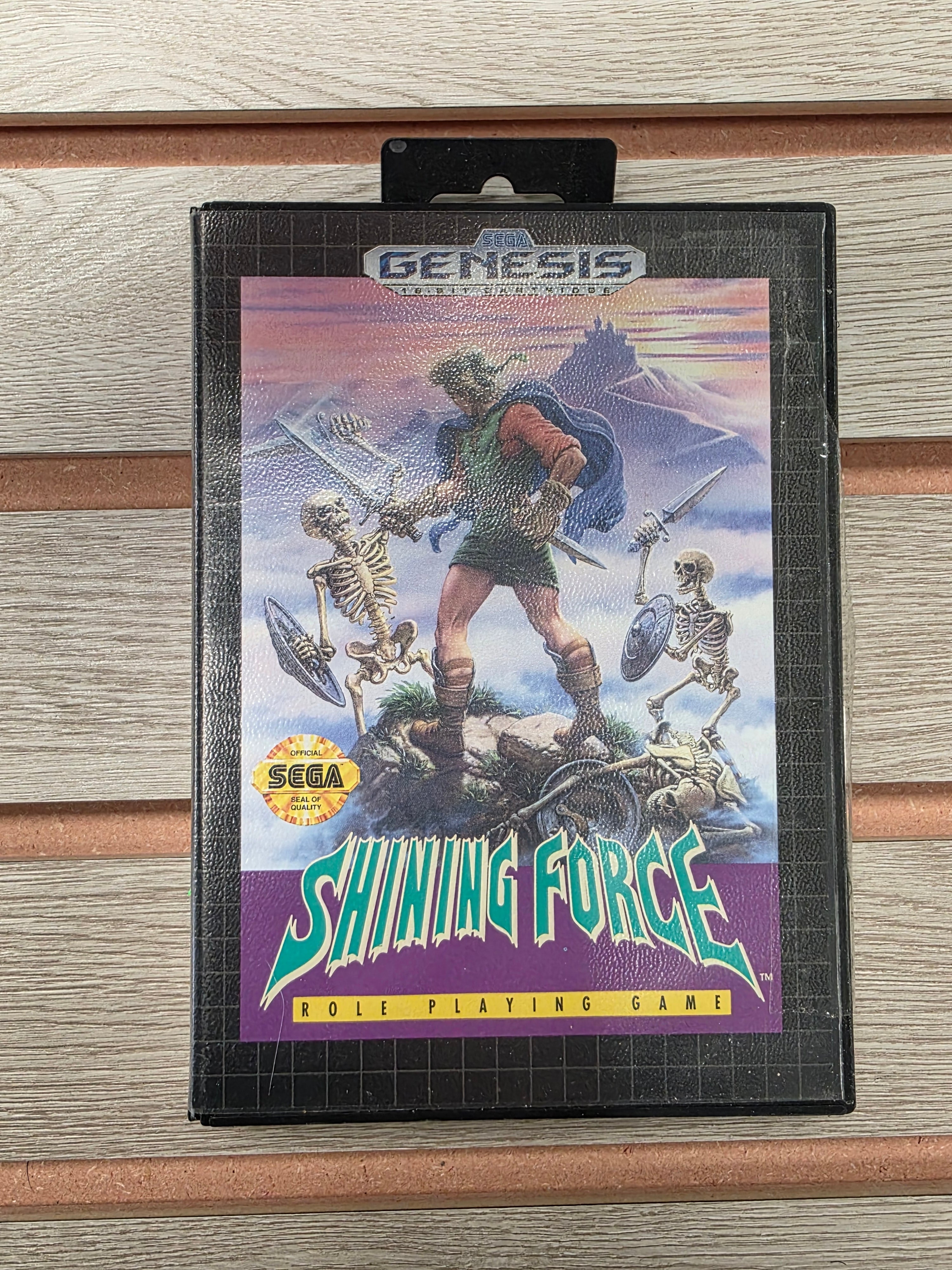 Shining Force (Sega Genesis, 1993) Tested/Working With Box NO MANUAL
